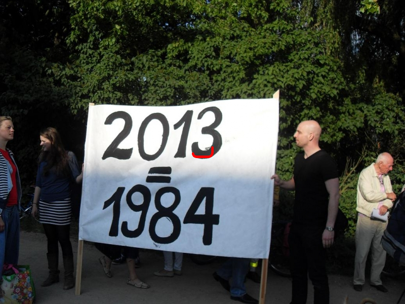 Demonstration gegen PRISM und für Edward Snowden. Hamburg, 11.07.2013_31