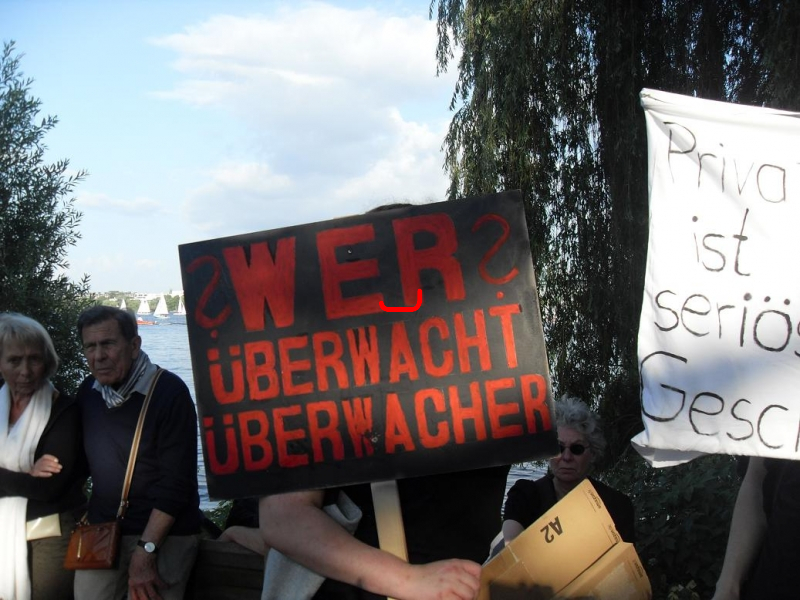 Demonstration gegen PRISM und für Edward Snowden. Hamburg, 11.07.2013_39